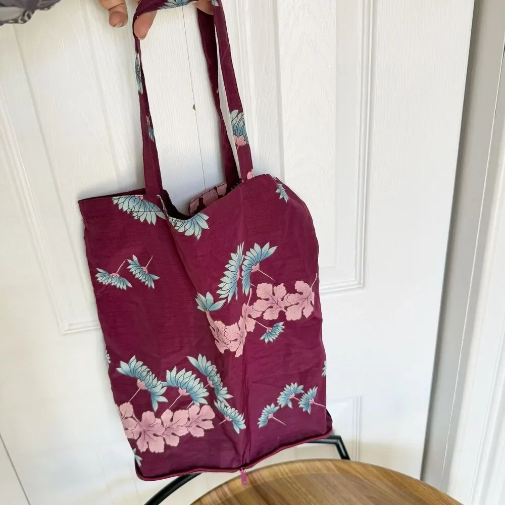 Mimco Packable Travel Tote Bag folding